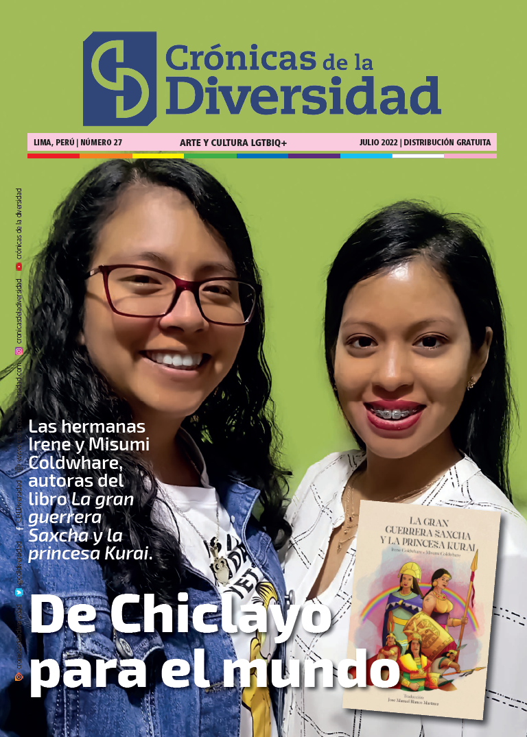 Portada original de Crónicas de la Diversidad N.º 27: De Chiclayo para el mundo