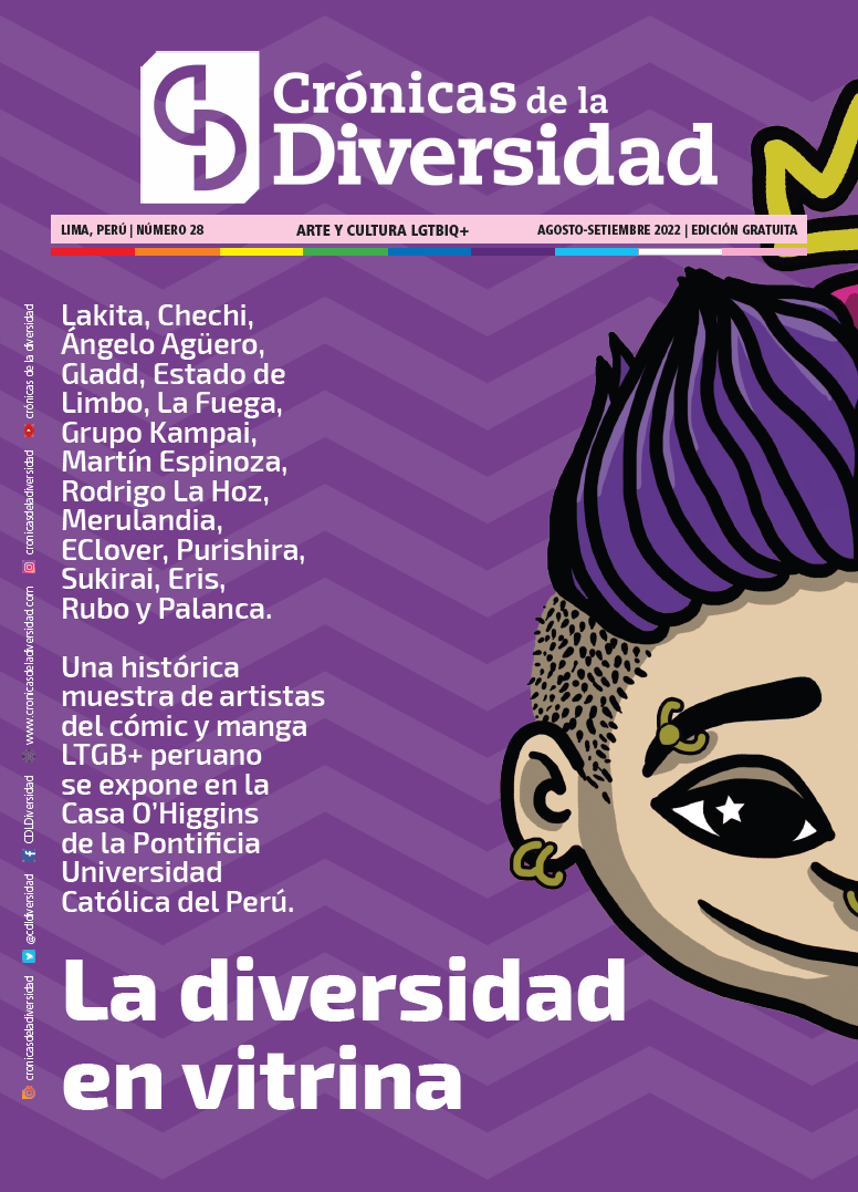 Portada original de Crónicas de la Diversidad N.º 28: La diversidad en vitrina