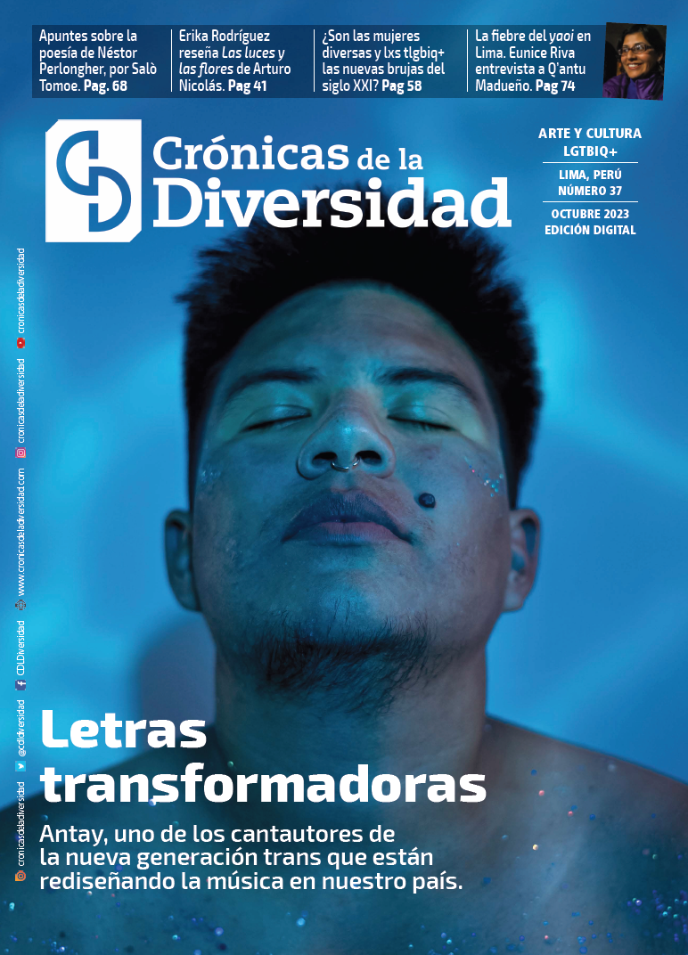 Portada original de Crónicas de la Diversidad N.º 37: Letras transformadoras