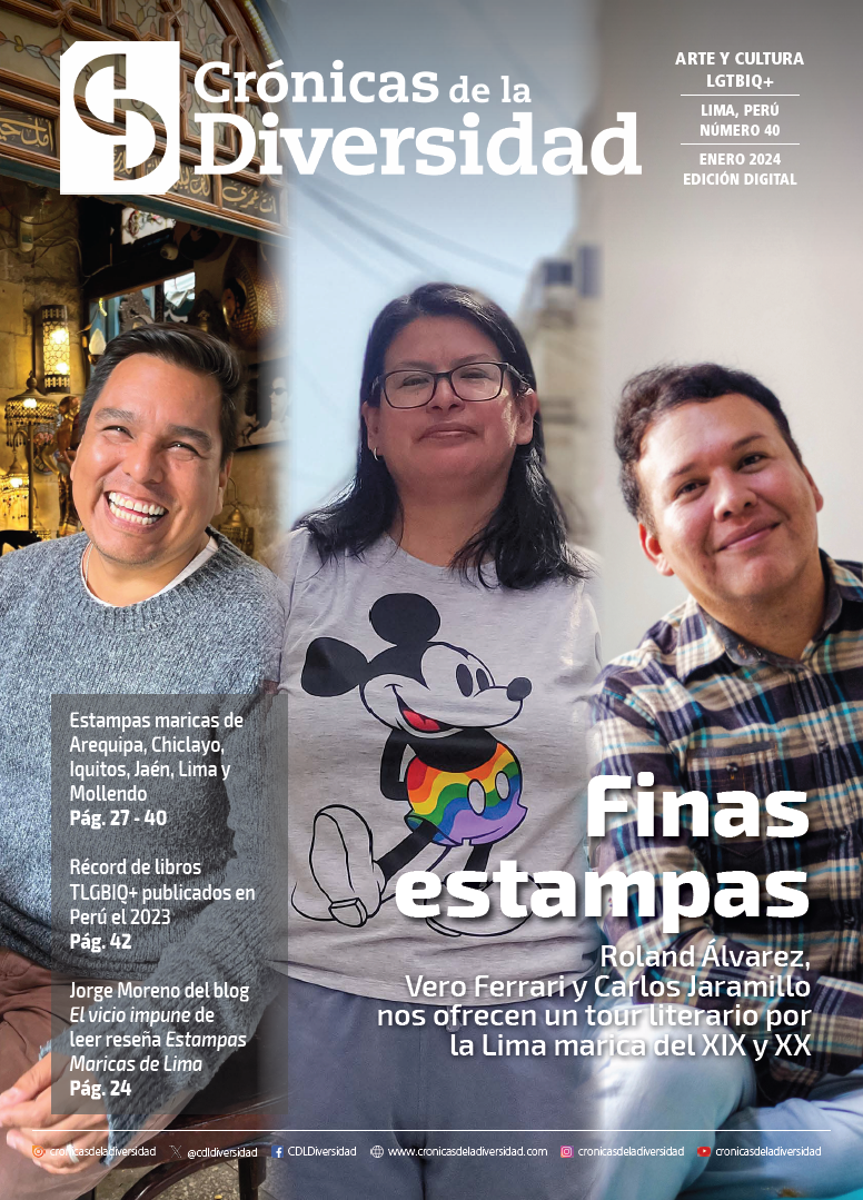 Portada original de Crónicas de la Diversidad N.º 40: Finas estampas