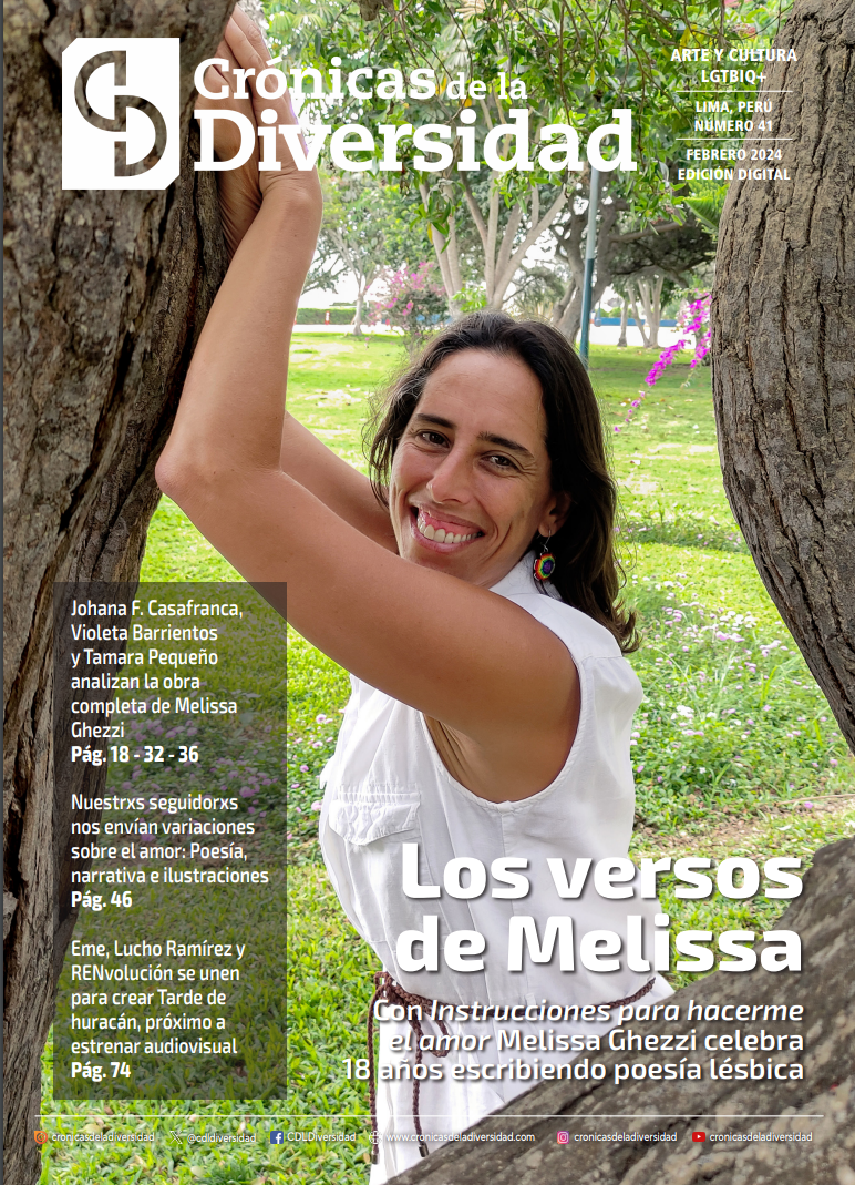 Portada original de Crónicas de la Diversidad N.º 41: Los versos de Melissa