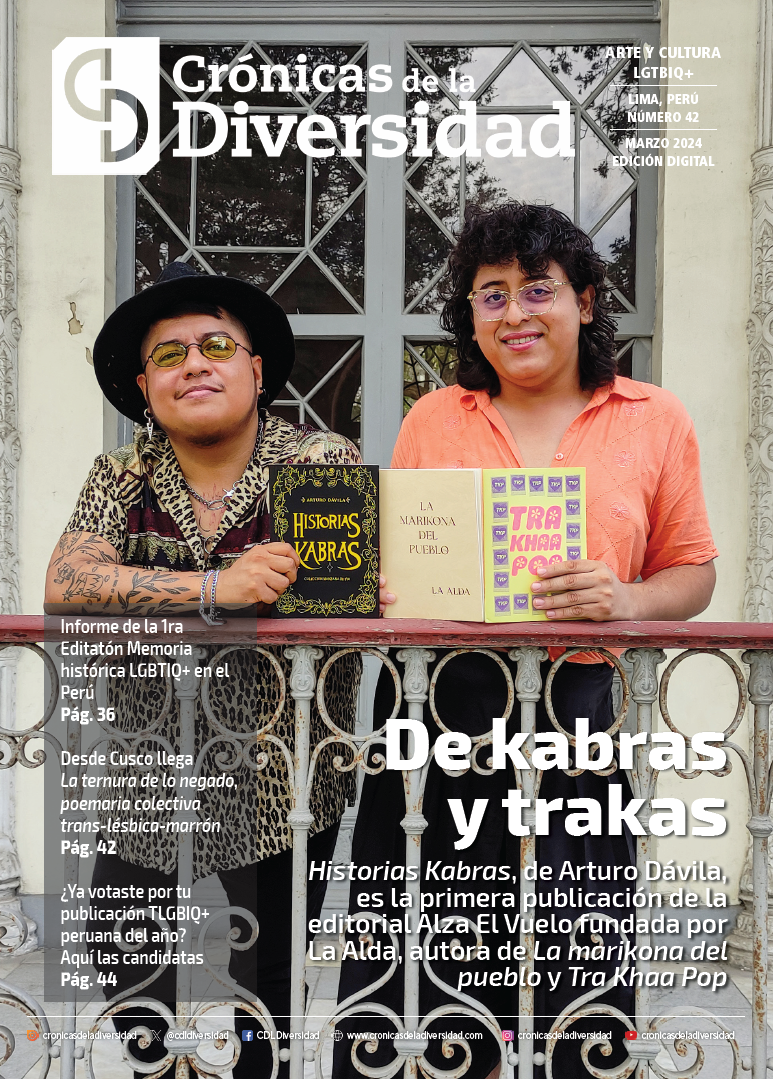Portada original de Crónicas de la Diversidad N.º 42: De kabras y trakas