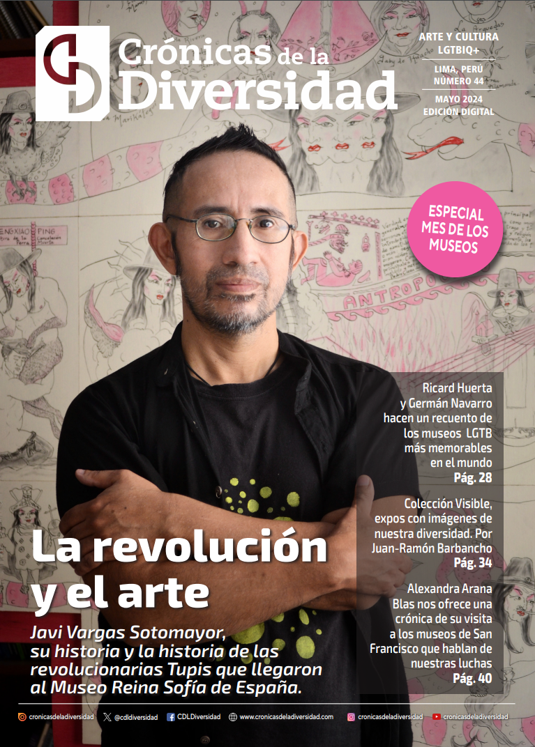 Portada original de Crónicas de la Diversidad N.º 44: La revolución y el arte